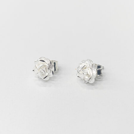 Oorsteker zilver Roos S