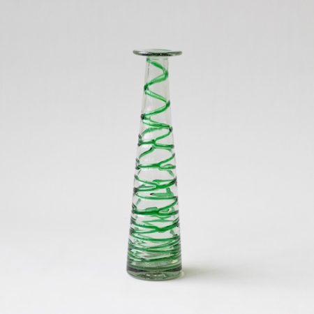 59702 fles recycle pyra groen glas wonen tafelen decoratie