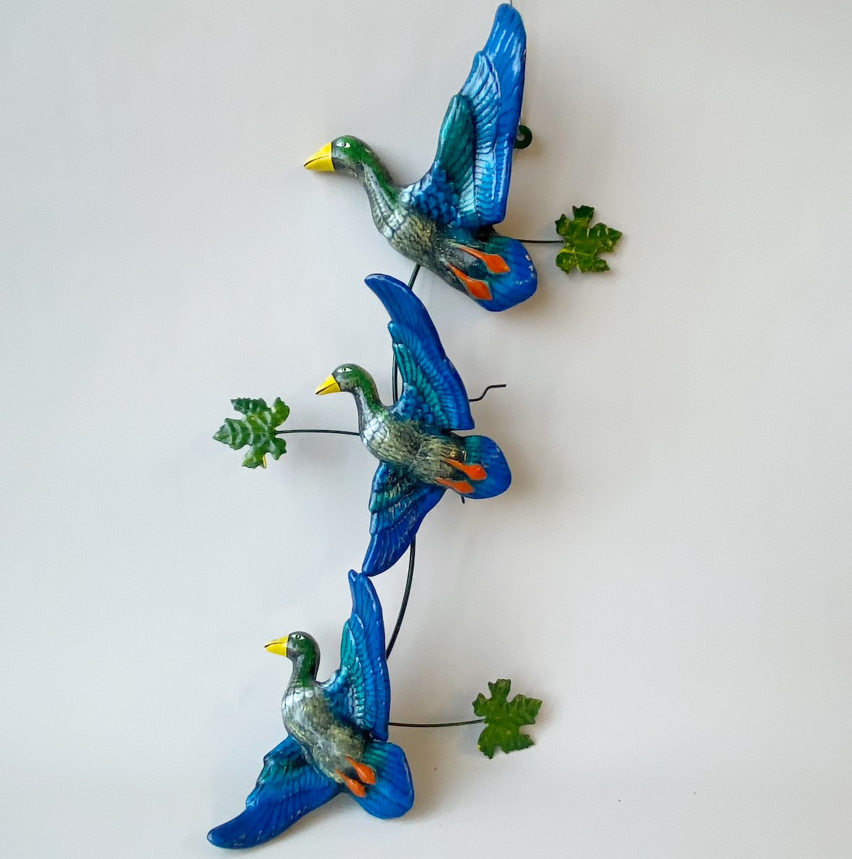 Decoratieve Vogel Muurdecoratie Metalen Raamdecoratie - Hangende Lente