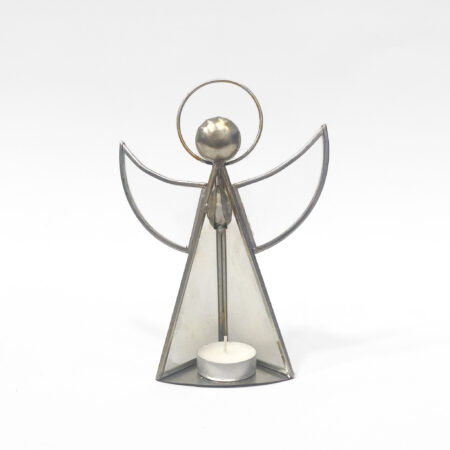 Kandelaar glas Oro 18cm