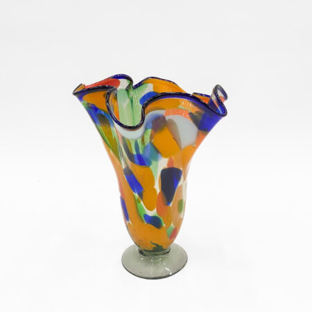 Vaas recycled glas Azur 30 cm