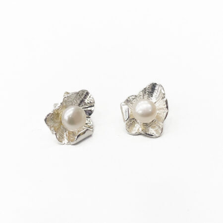 Oorsteker zilver Ostra