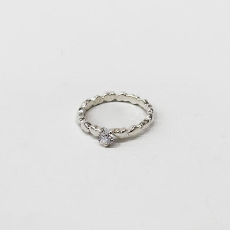 Ring zilver Harten Zirkonia