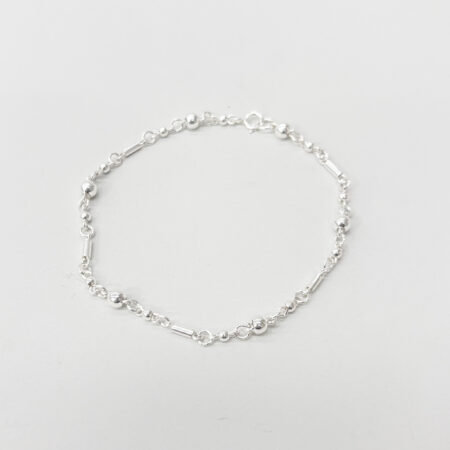 Armband zilver Joey 18cm