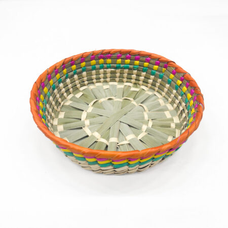 Mandje Palmblad kleur ovaal ø20cm